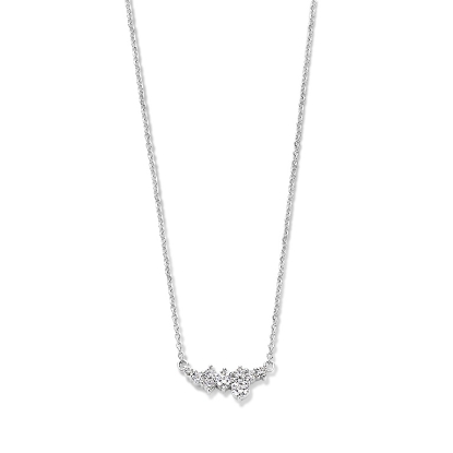 Billede af Spirit Icons Aria halskæde sølv m. cz (42-45 cm)