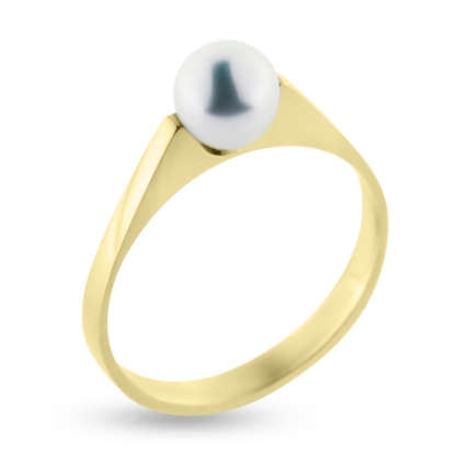 Billede af Ring sv. perle 5½-6 mm.