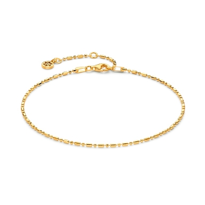 Billede af Spirit Icons Elisa ankelkæde forgyldt sølv (23-27cm)