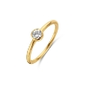 Billede af Spirit Icons Vega ring forgyldt sølv m. cz (str. 48)