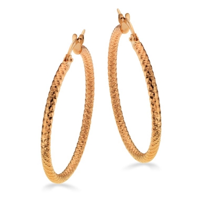 Billede af Creoler hamret 29 mm. 8 kt.