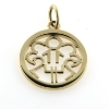 Billede af Vedhæng med monogram 14 kt. 
