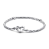 Billede af Pandora Moments Slangekædearmbånd sølv m. hjertelås (23 cm)