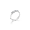 Billede af Mads Z "Crown Alliance" ring 14 kt hvg m. 5 x 0,09 ct w/si brillanter str. 50