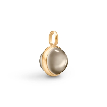 Billede af Julie Sandlau Prime Smokey vedhæng forgyldt sølv røgfarvet krystal