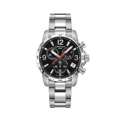 Billede af *Certina DS Podium Precidrive herreur stål chronograph sort skive