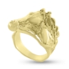 Billede af Ring med hestehoved (hest) 14 kt.