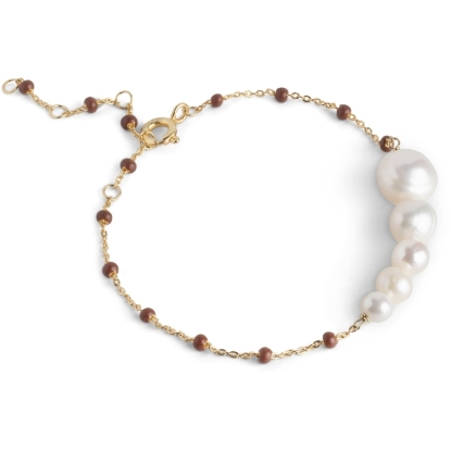 Billede af *ENAMEL Copenhagen Lola Carmen Copper armbånd sølv forgyldt (15 + 4cm)