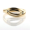 Billede af Ring med 2 brill. a 0,03 w/vs. 14 kt.
