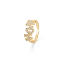 Billede af Mads Z "Wow/Mom" ring 14 kt. m. 0,23 ct. W.SI str. 54
