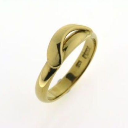 Billede af Ring m. pynt, brill. 0,03 w/vs. 8 kt