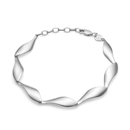 Billede af Mads Z armbånd sølv "Silhouette"