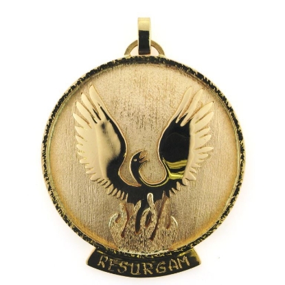 Billede af Vedhæng med ørn 18 kt.