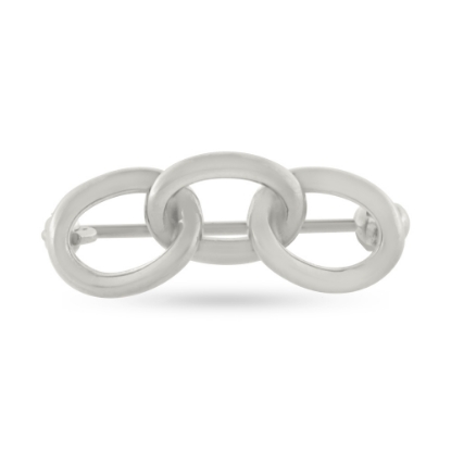 Billede af Loge broche,lg. 25,5 mm. 925s sølv