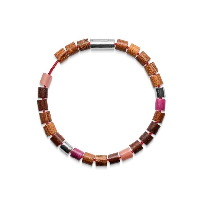 Billede af Mads Z Black Sun sølv armbånd "Big Wave Bay"