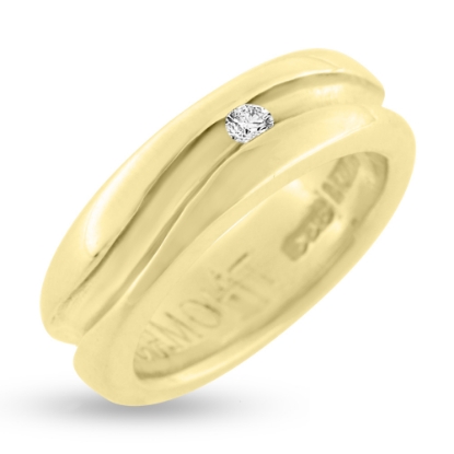 Billede af Ring 1 brill. 0,05 w/vs. 14 kt.