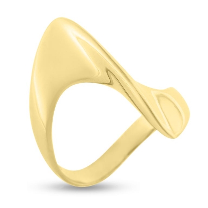 Billede af Ring "Nuances" 925s forgyldt sølv