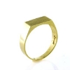 Billede af Ring m. plade 8 kt facon 2,4 gr (prisen er excl. guld)