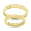 Billede af Vielses & Forlovelses ringe, oval profil 3,9 * 1,8 mm. 14 kt. rosa