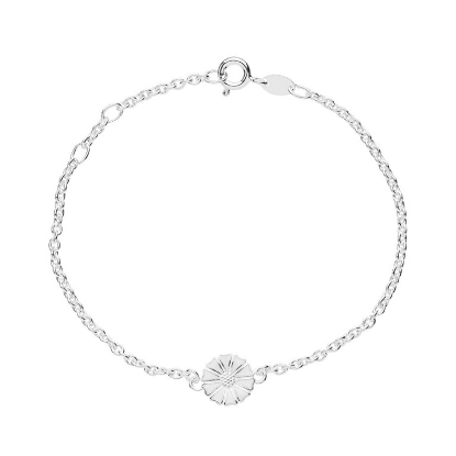 Billede af Lund Copenhagen Marguerit armbånd 9 mm sølv (17-19 cm)