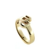 Billede af Ring, massiv med udsavet monogram BJ 14 kt. 