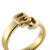 Billede af Ring, massiv med udsavet monogram BJ 14 kt. 