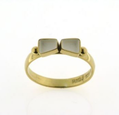 Billede af Tandring 2 tand (incl. ny ring) 14 kt