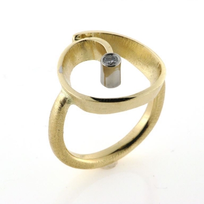 Billede af Ring med brill. 0,07 w/vs. 14 kt.