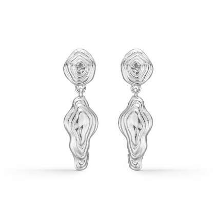 Billede af *Studio Z "Shell" øreringe sølv