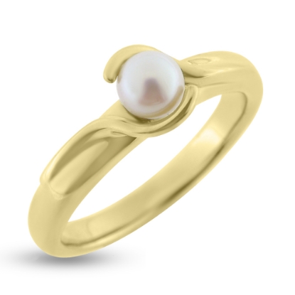 Billede af Ring sv. kulturperle 5-5½ mm.