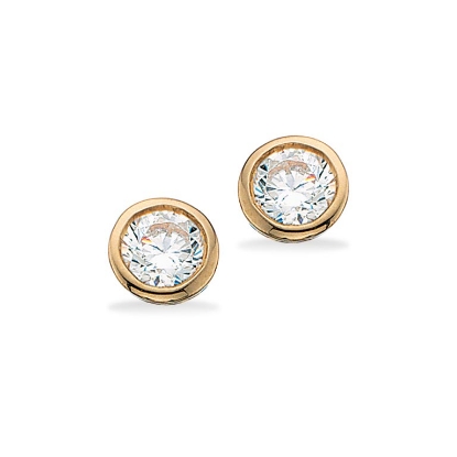 Billede af Ørepynt syn.zir. lille 8 kt.