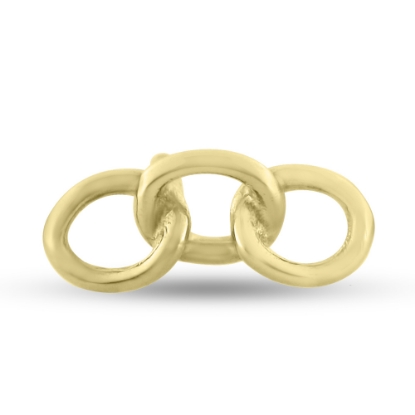 Billede af Loge tai-tac (lg. 12,5mm.) 14 kt.