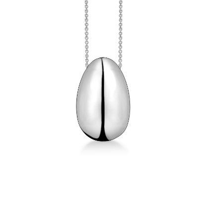 Billede af Mads Z Sølv halskæde "Ellipse" medium 90 cm