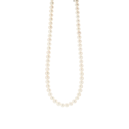 Billede af Susanne Friis Bjørner Halskæde sølv med ferskvandsperler