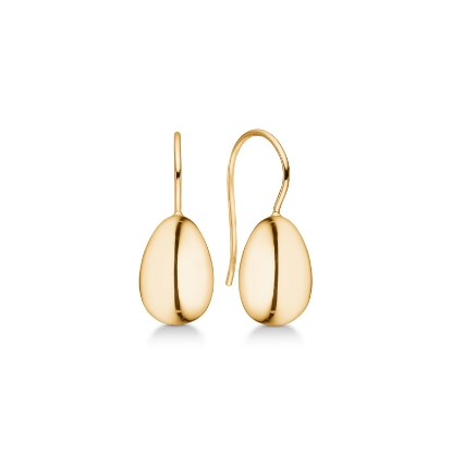 Billede af Mads Z "Ellipse" øreringe 14 kt
