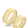 Billede af Vielses & Forlovelses ringe,hulkilet br. 7,3 mm. 8 kt.  facon 18,3 gr.