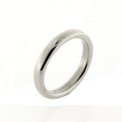Billede af Ring oval profil, 3,2 mm. 14 kt. hvg.