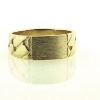 Billede af Herrering massiv lukket bund, plade 7,2*11,0mm 14kt facon 7,5 gr. (prisen er excl. guld)