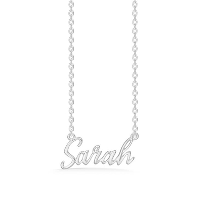 Billede af Studio Z "Name Tag - SARAH" halskæde sølv (40-45 cm)