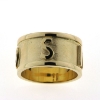 Billede af Ring 4 bogstaver 14 kt.