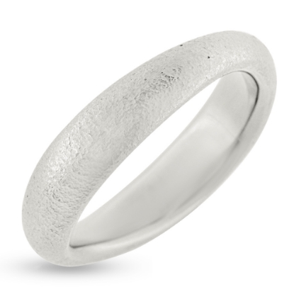 Billede af Ring massiv 'bølget' 925 s.