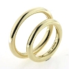 Billede af Vielses & Forlovelses ringe, damering isat brill. 0,07 w/vs 14 kt