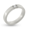Billede af Allia. ring, 1* 0,10 w/pi. sølv 925s. (br. 3,7-tk. 2,2 mm.)