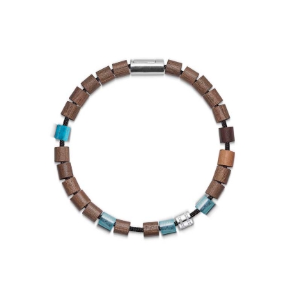 Billede af Mads Z "Eisbach" Black Sun armbånd sølv kampagne