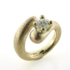 Billede af Ring med brillant 0,75 w/vs. 14 kt. 