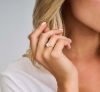 Billede af Spirit Icons Romance ring forgyldt sølv synt. zirkonia str. 54