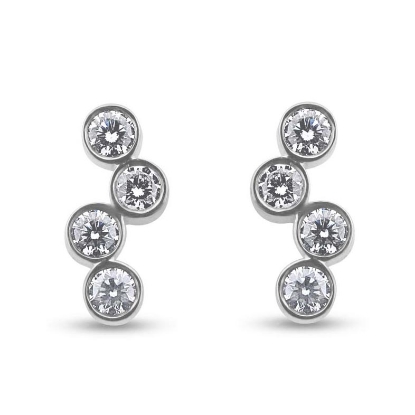 Billede af Ørestikkere Rørfatning brillant 4*0,05 w/vs. 14 kt. hvg.