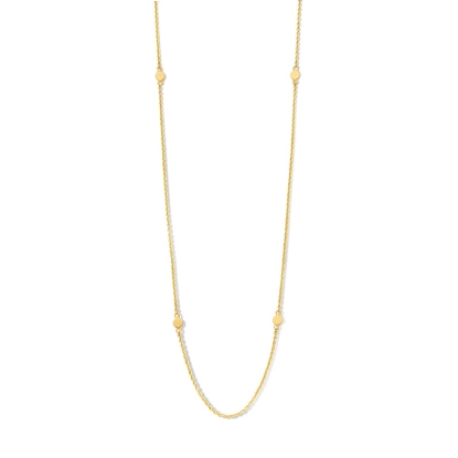 Billede af Spirit Icons Obsession halskæde forgyldt sølv (60-70 cm)