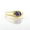 Billede af Ring 5 mm cabochon sleben sten 8 kt. 