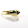 Billede af Ring 5 mm cabochon sleben sten 8 kt. 